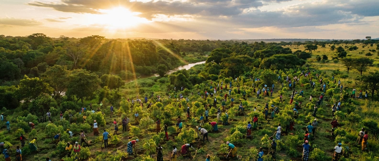 African forest landscape