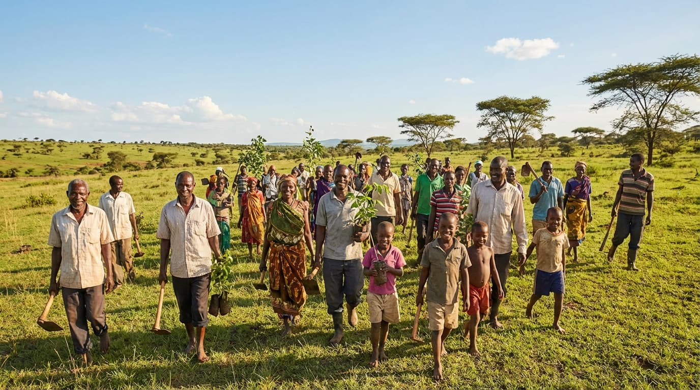 Community tree planting